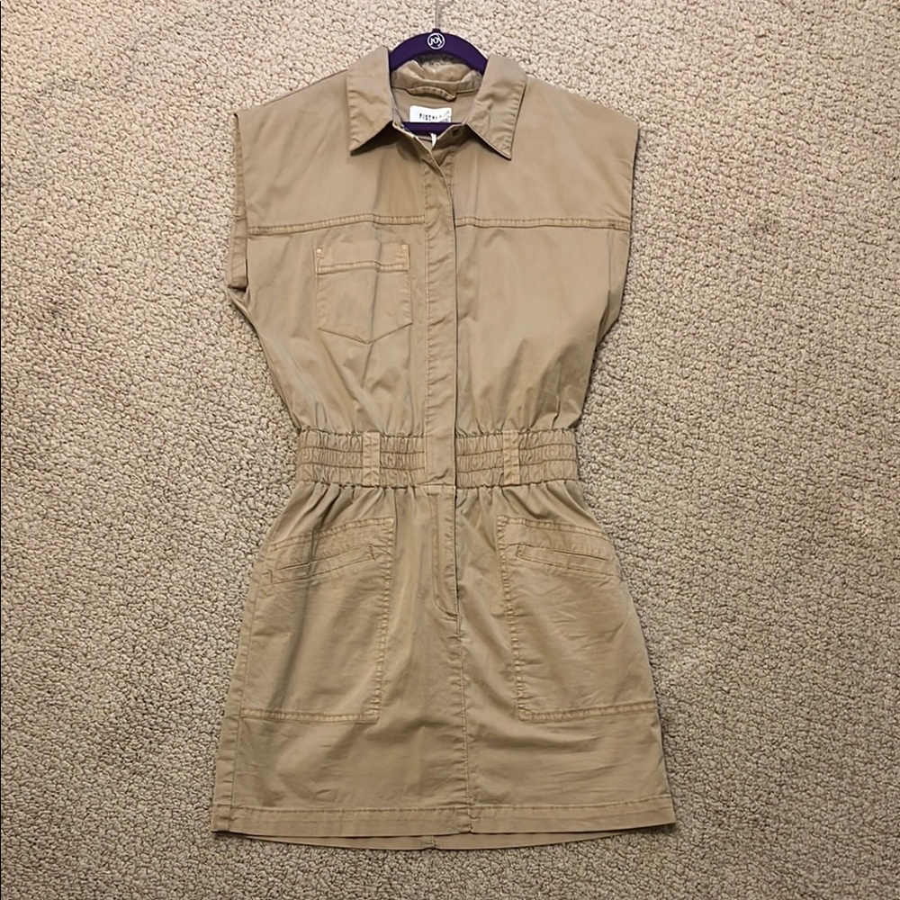 Pistola beige utility dress